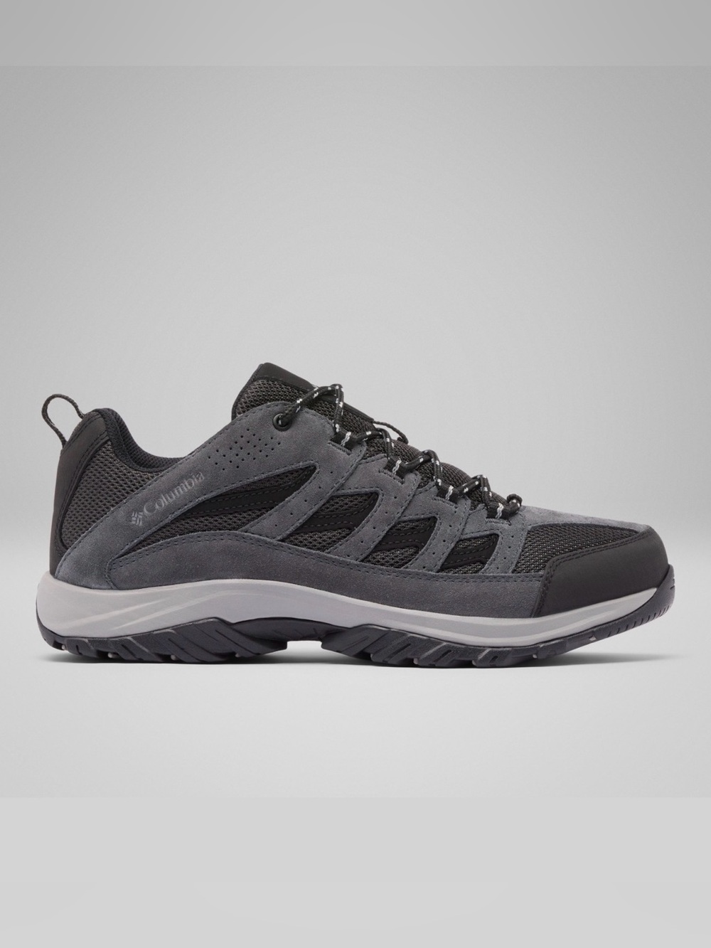 Columbia Men's Charcoal and Black Trail Sneakers